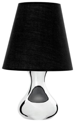 Nell - Table Lamp - Black & Chrome